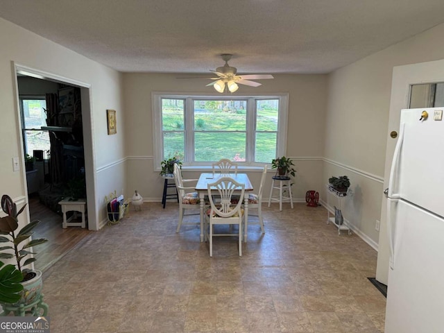 3013 Barcelona Way, Conyers, GA 30012 - kitchen with visible vents, baseboards, white appliances, and a sink