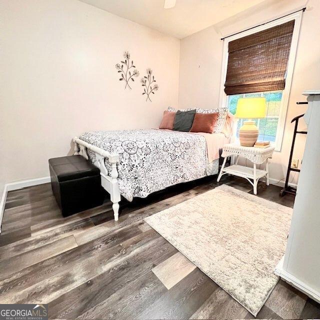 33 Mountain View Dr, Rockmart, GA 30153 - bedroom featuring wood finished floors and baseboards