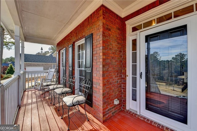 8100 Greens Mill Way, Loganville, GA 30052 - deck featuring a porch