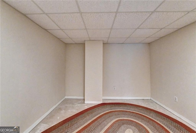 8100 Greens Mill Way, Loganville, GA 30052 - unfurnished room featuring a drop ceiling and baseboards