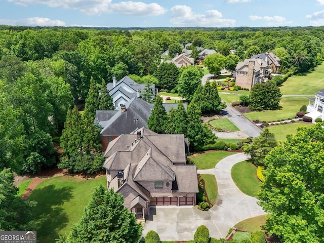 6935 Wakehurst Pl, Cumming, GA 30040 - bird's eye view of a forest