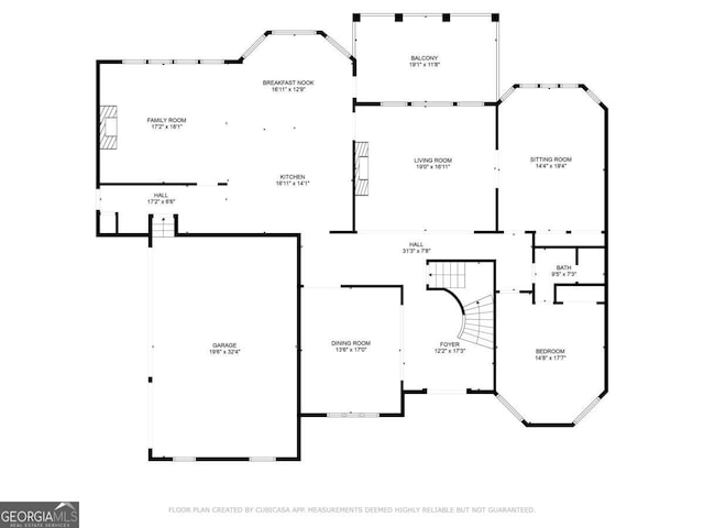 6935 Wakehurst Pl, Cumming, GA 30040 - property floor plan
