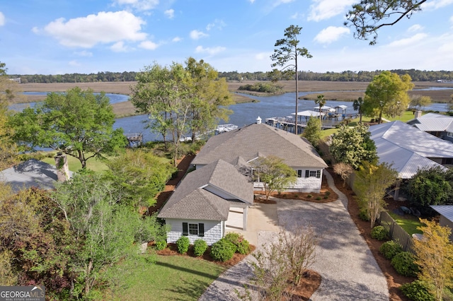 2091 Juliention Dr NE, Townsend, GA 31331 - aerial view with a water view