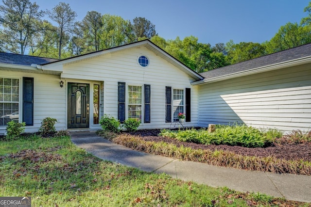 view of ranch-style house
