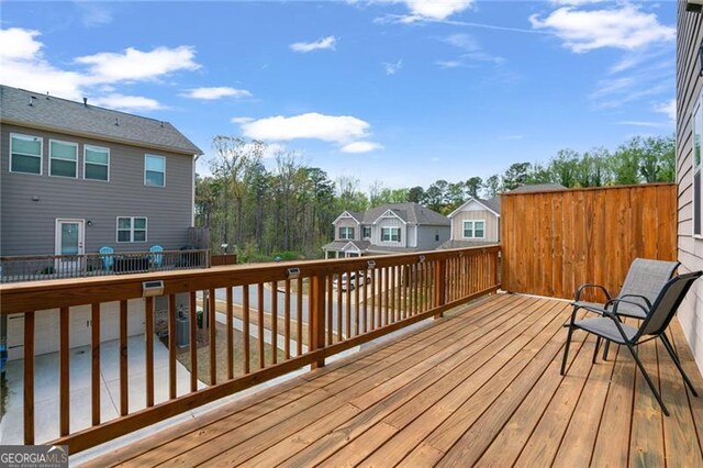 view of deck