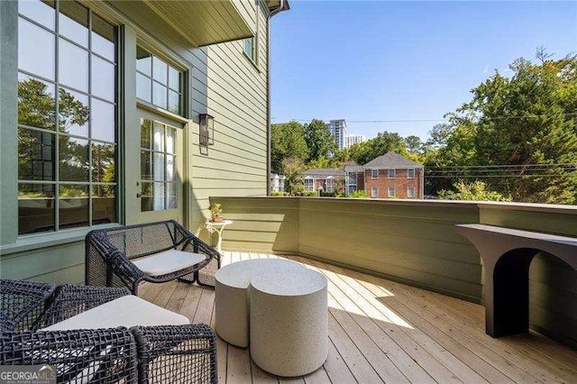 view of deck