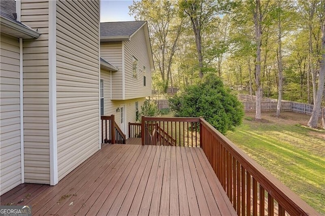 209 Red Fern Ct, Canton, GA 30114 - view of wooden deck