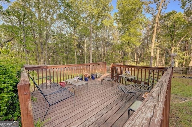 209 Red Fern Ct, Canton, GA 30114 - view of wooden terrace