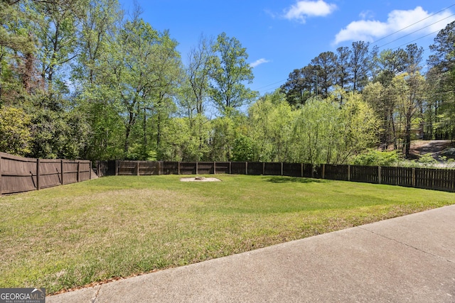774 Mary Ann Dr NE, Marietta, GA 30068 - view of yard with a fenced backyard