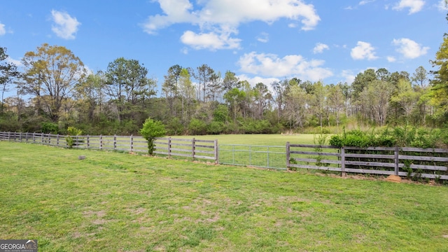 745 Pleasant Valley Rd SE, Silver Creek, GA 30173 - view of yard with a view of countryside
