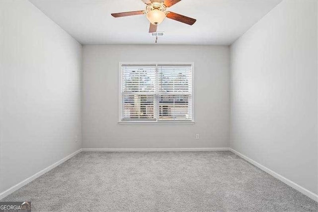 75 Glen Abbey Cir, Fairburn, GA 30213 - carpeted spare room featuring ceiling fan and baseboards