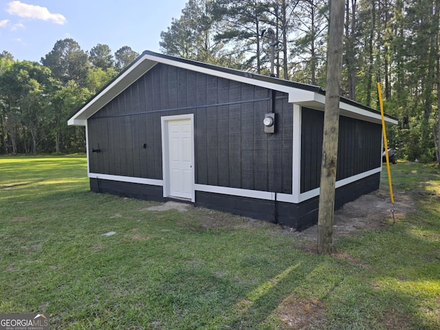view of outdoor structure