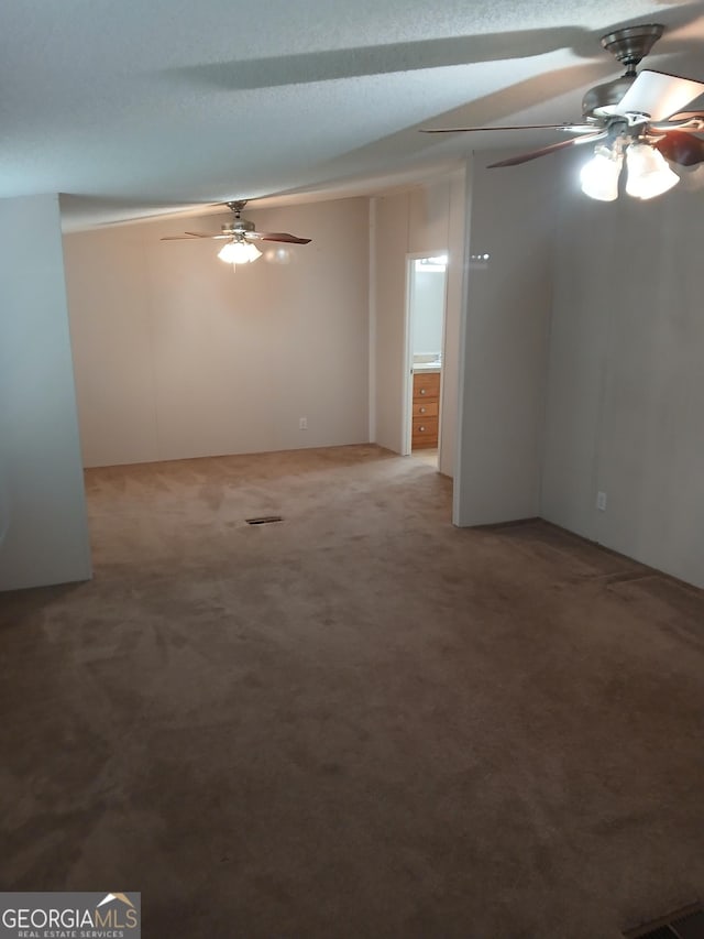 2791 Pulaski Rd, Statesboro, GA 30458 - empty room with ceiling fan and carpet