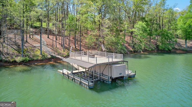 804 Eagleview, Anderson, SC 29625 - dock featuring a water view