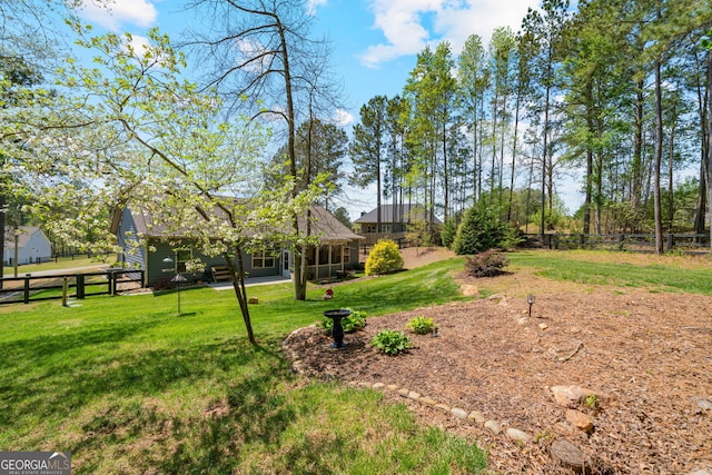 328 Spence Cir, Ball Ground, GA 30107 - view of yard