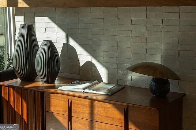 view of room details