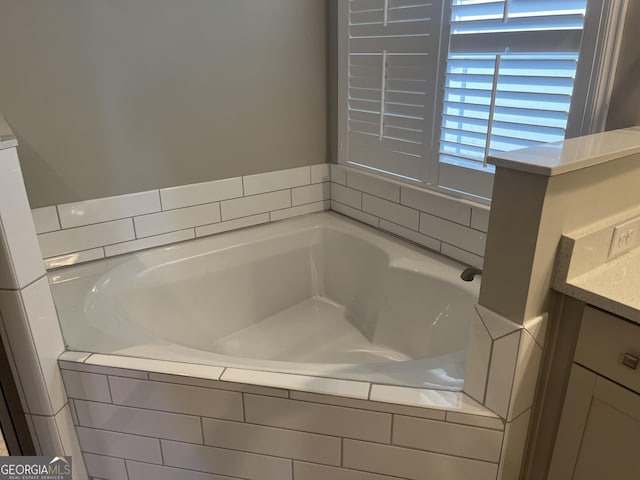 155 Martello Rd, Pooler, GA 31322 - bathroom with a garden tub and vanity