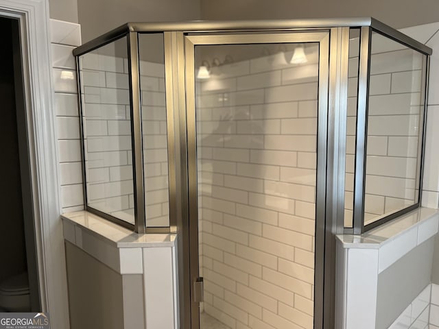 155 Martello Rd, Pooler, GA 31322 - bathroom with a shower stall and toilet