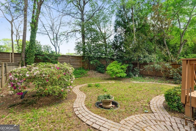 873 Monroe Cir NE, Atlanta, GA 30308 - view of yard featuring a fenced backyard
