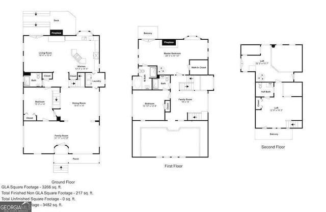 873 Monroe Cir NE, Atlanta, GA 30308 - floor plan