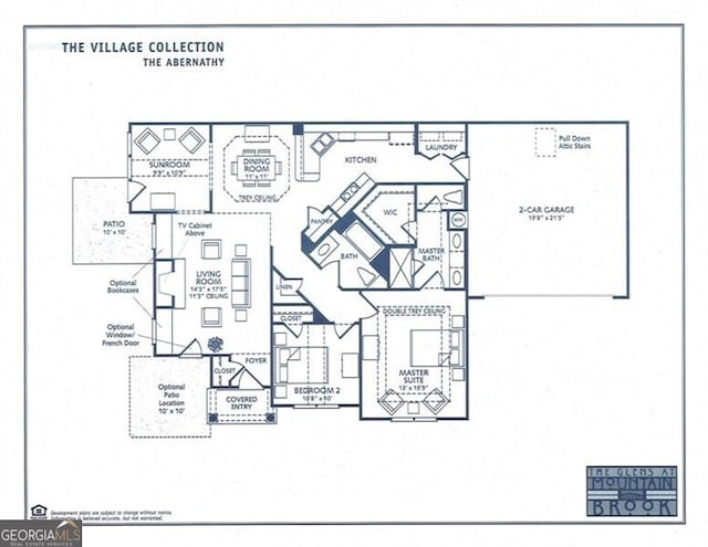 206 Glens Loop, Woodstock, GA 30188 - view of home floor plan