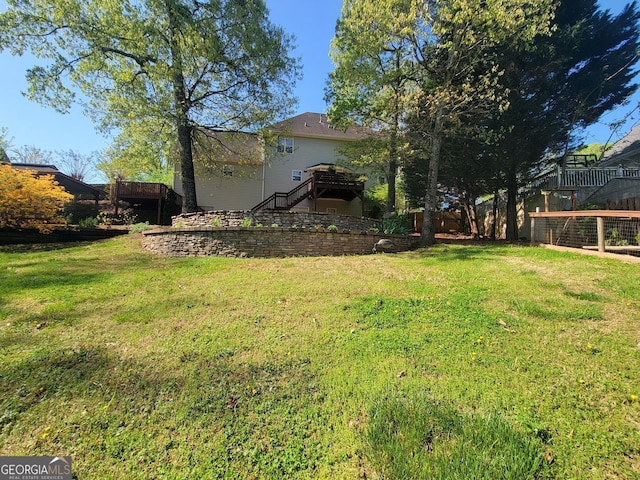 60 Bartlett Way, Dallas, GA 30157 - view of yard with stairway