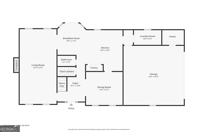 60 Bartlett Way, Dallas, GA 30157 - home floor plan