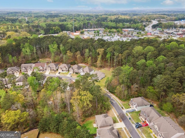 3892 Trillium Wood Trl, Snellville, GA 30039 - aerial view of property's location with a forest and nearby suburban area