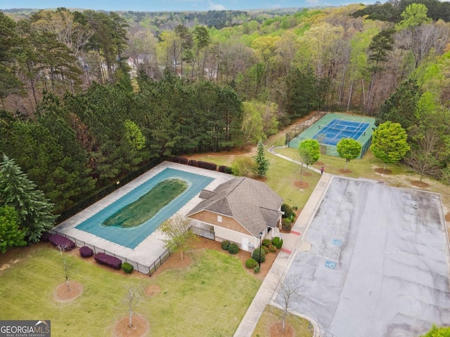 3892 Trillium Wood Trl, Snellville, GA 30039 - bird's eye view of a forest