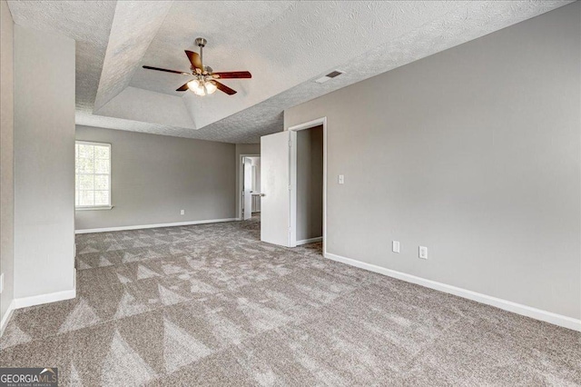 3612 River Mill Ct, Ellenwood, GA 30294 - empty room featuring carpet flooring, visible vents, baseboards, and ceiling fan