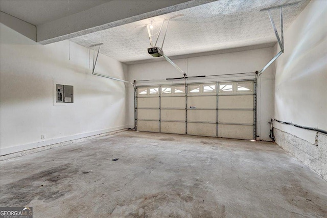 3612 River Mill Ct, Ellenwood, GA 30294 - garage featuring a garage door opener and electric panel