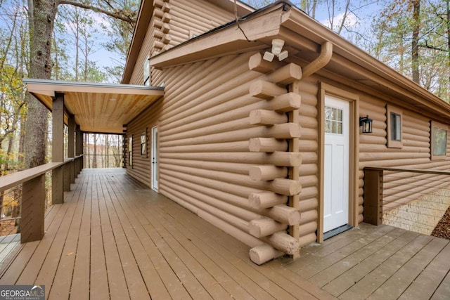 155 Indian Bend Dr, Lagrange, GA 30240 - view of wooden deck