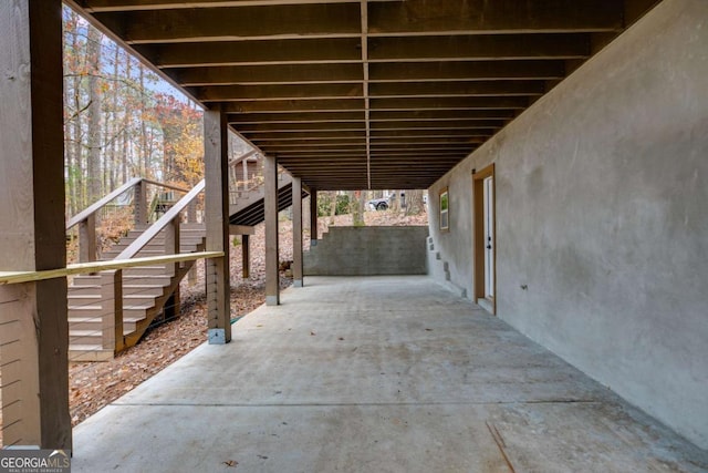 155 Indian Bend Dr, Lagrange, GA 30240 - view of patio / terrace featuring stairway