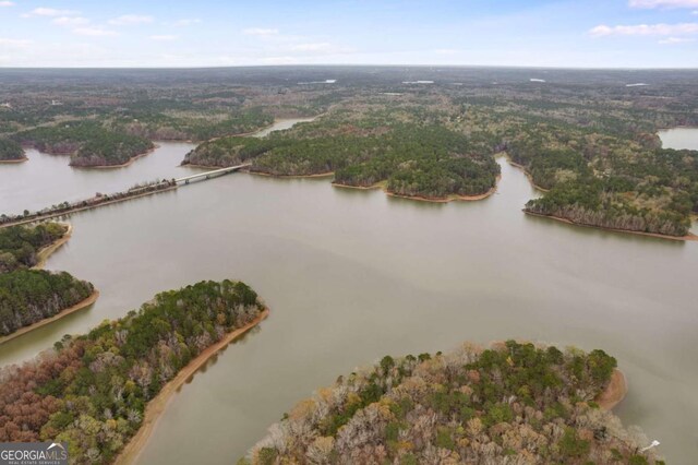 155 Indian Bend Dr, Lagrange, GA 30240 - birds eye view of property with a water view and a view of trees