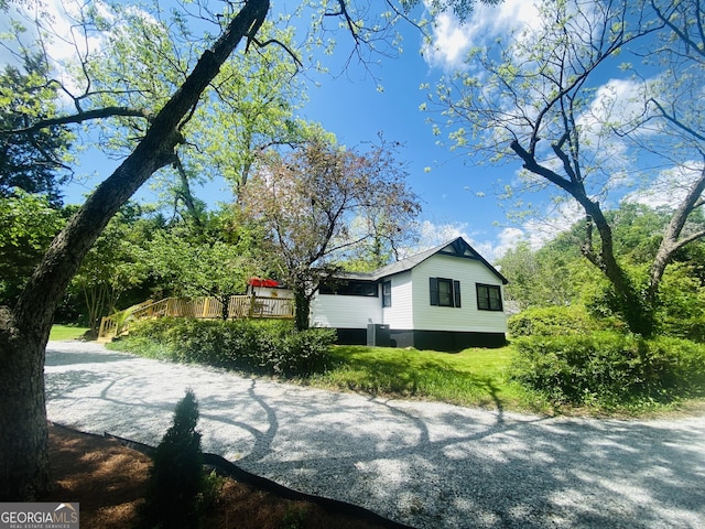 view of side of home