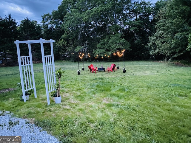 view of yard