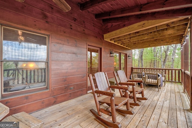 425 Rhonda Ln, Mineral Bluff, GA 30559 - view of deck