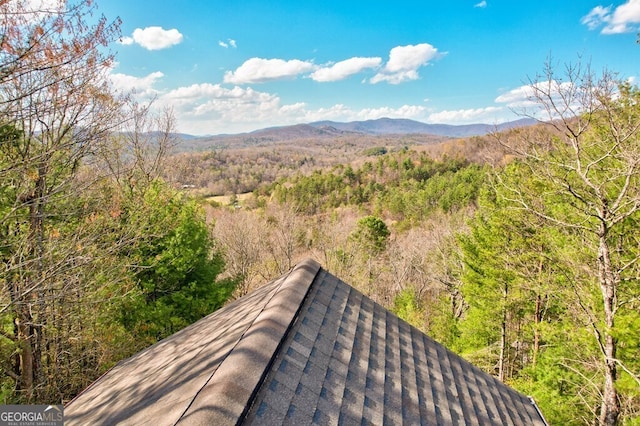 425 Rhonda Ln, Mineral Bluff, GA 30559 - view of mountain background featuring a forest
