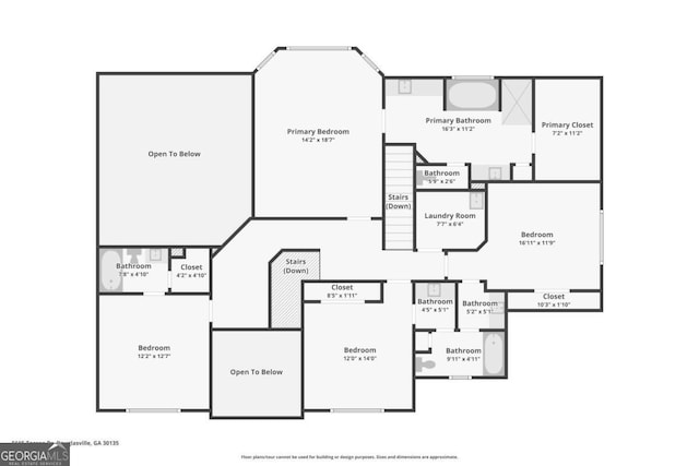 5615 Toccoa Dr, Douglasville, GA 30135 - floor plan
