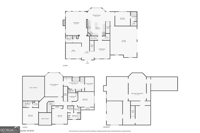 5615 Toccoa Dr, Douglasville, GA 30135 - plan