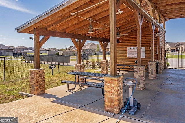 219 Rusty Plow Ln Unit 69, Perry, GA 31069 - view of patio / terrace featuring fence and a residential view