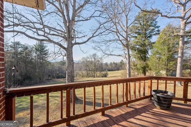 340 Lavista Dr, Blue Ridge, GA 30513 - view of deck