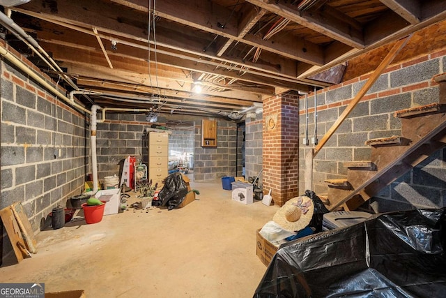 340 Lavista Dr, Blue Ridge, GA 30513 - view of unfinished basement