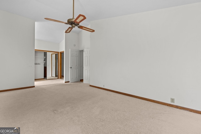 890 Muirfield Rdg, Marietta, GA 30068 - unfurnished room featuring light carpet, baseboards, and a ceiling fan