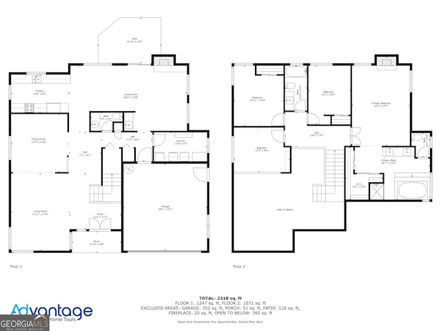 890 Muirfield Rdg, Marietta, GA 30068 - plan