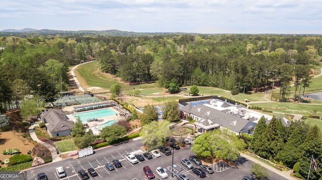 890 Muirfield Rdg, Marietta, GA 30068 - birds eye view of property with a view of trees and golf course view