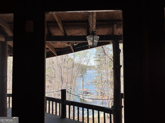 view of exterior details