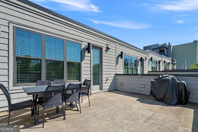 2614 Talley St, Decatur, GA 30030 - view of patio featuring a grill and outdoor dining area