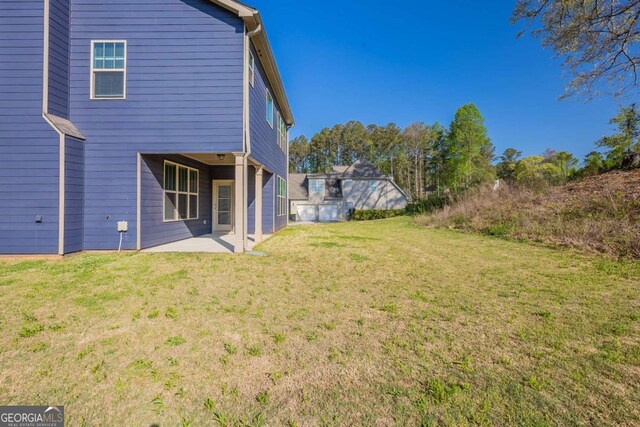 417 Flowery Branch Ct, Villa Rica, GA 30180 - view of yard featuring a patio