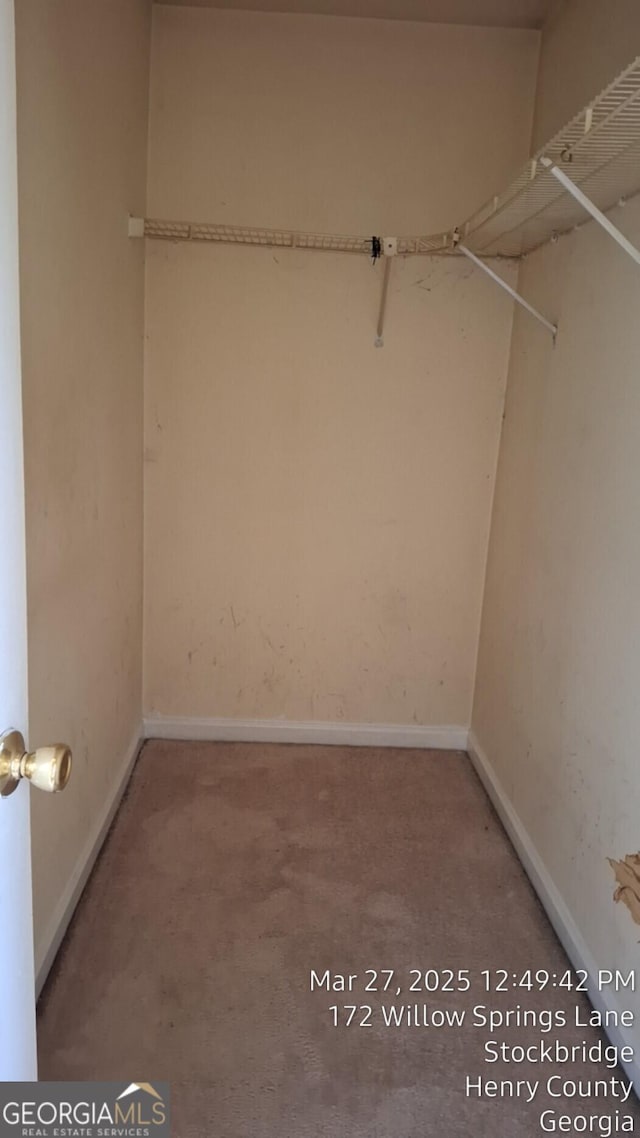 172 Willow Springs Ln, Stockbridge, GA 30281 - spacious closet featuring carpet flooring